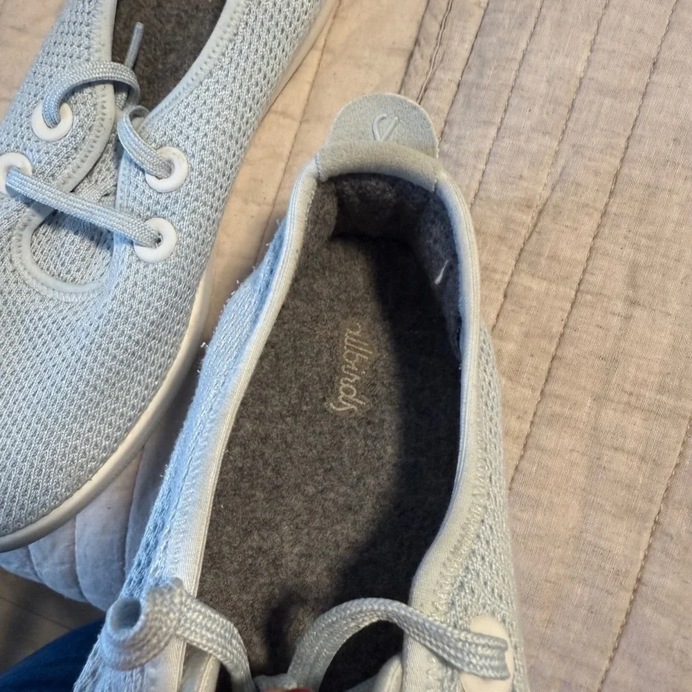AllBirds‎ Tree Skippers Sneakers Tennis Shoes Boat Trackers Modern Light Blue 10